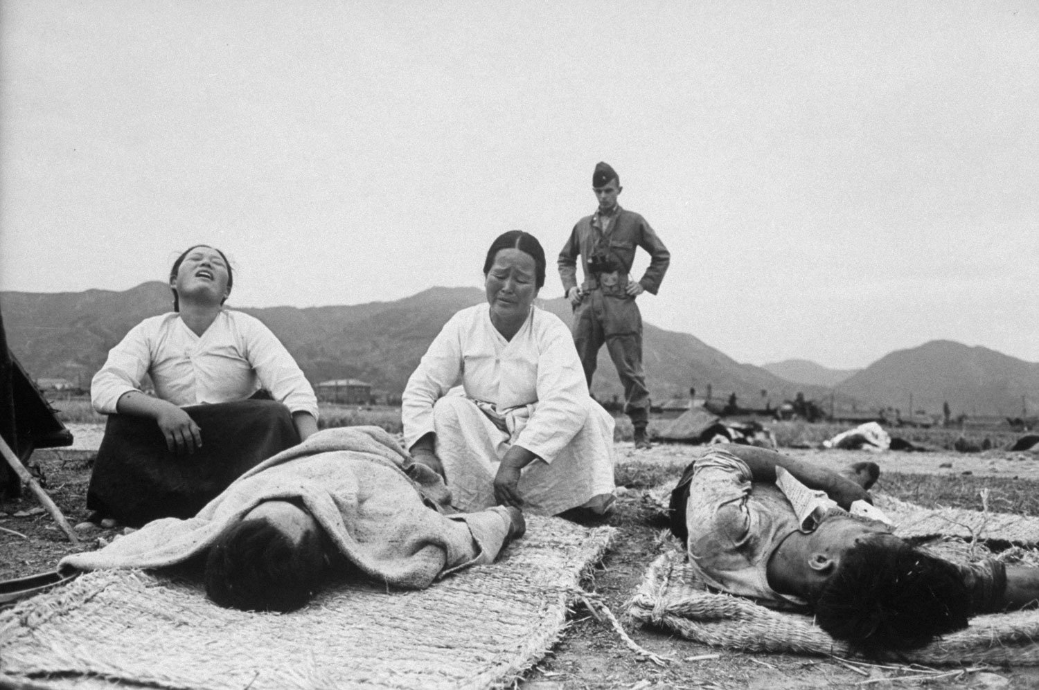 Aftermath of a fight following the Jeju uprising